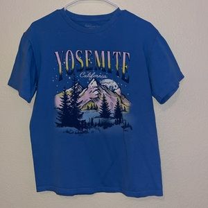 Women’s, Blue, t-shirt, Medium, Yosemite
